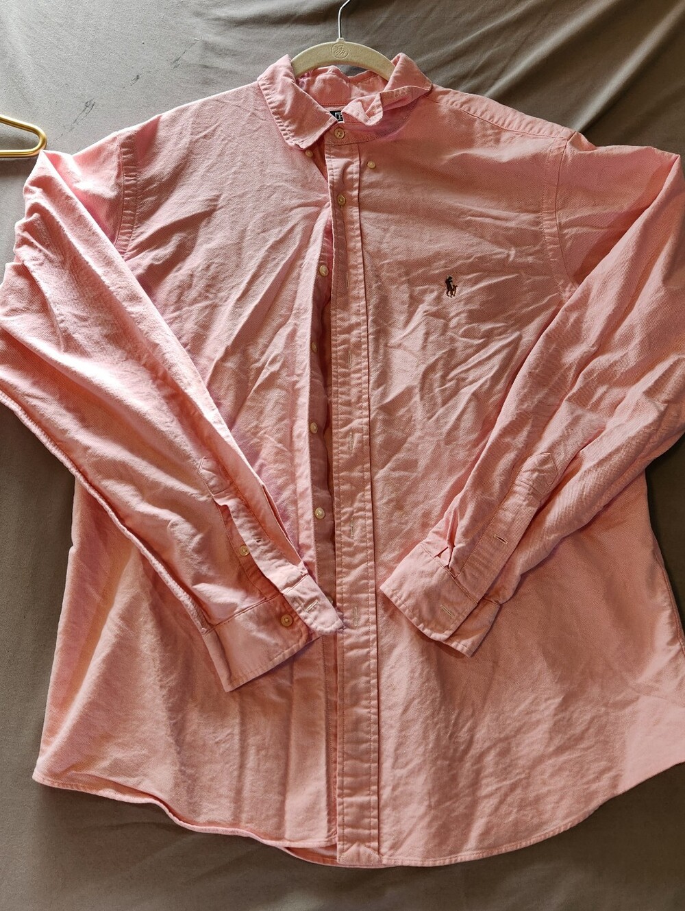 Ralph Lauren Light Pink Button-Down Oxford Shirt